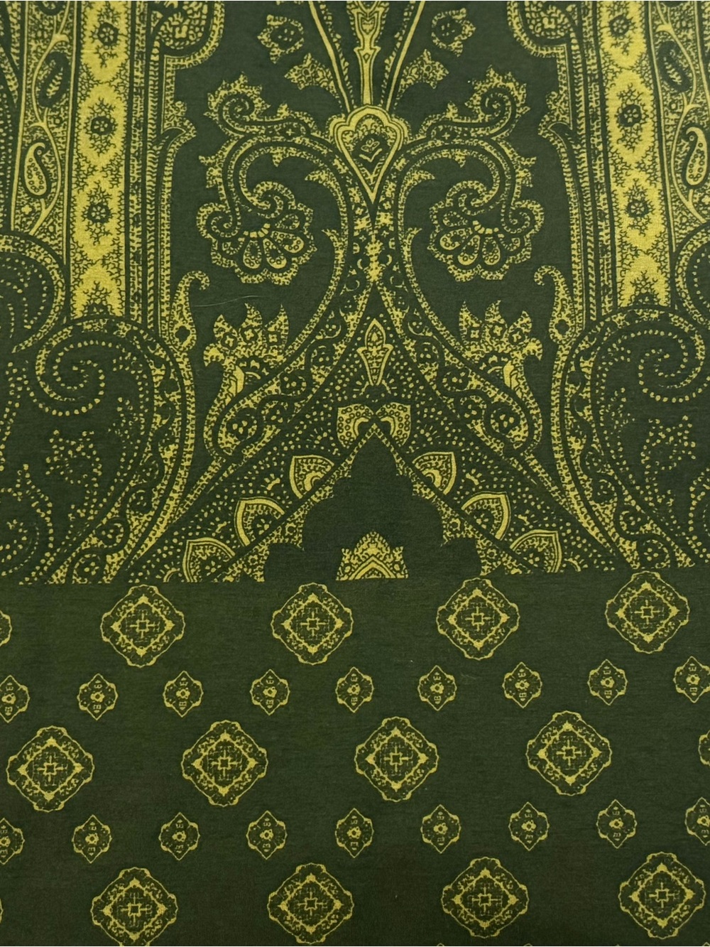 Isaac Mizrahi Green Paisley Sleeveless  Dress (M) NEW - Picture 4 of 7